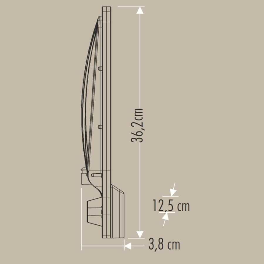 Merkur 80W LED Rue Luminaire
