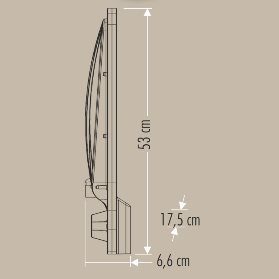 Merkur 150W LED Rue Luminaire