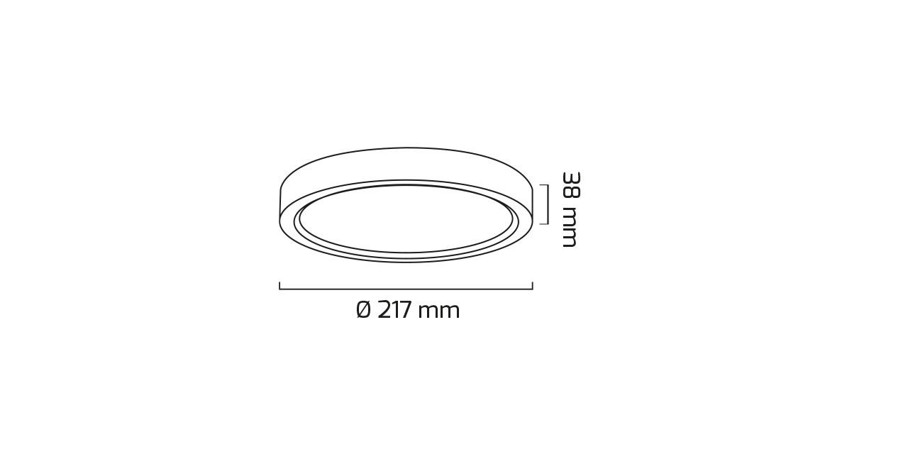 18W Surface-Mounted Round LED Panel Luminaire — Image 6
