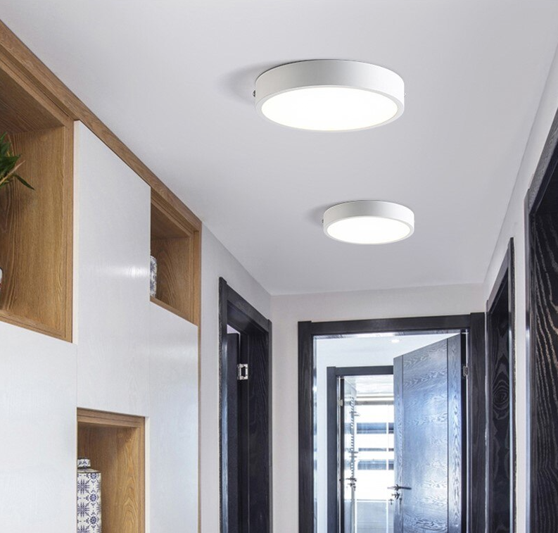 24W Surface-Mounted Round LED Panel Luminaire — Image 2