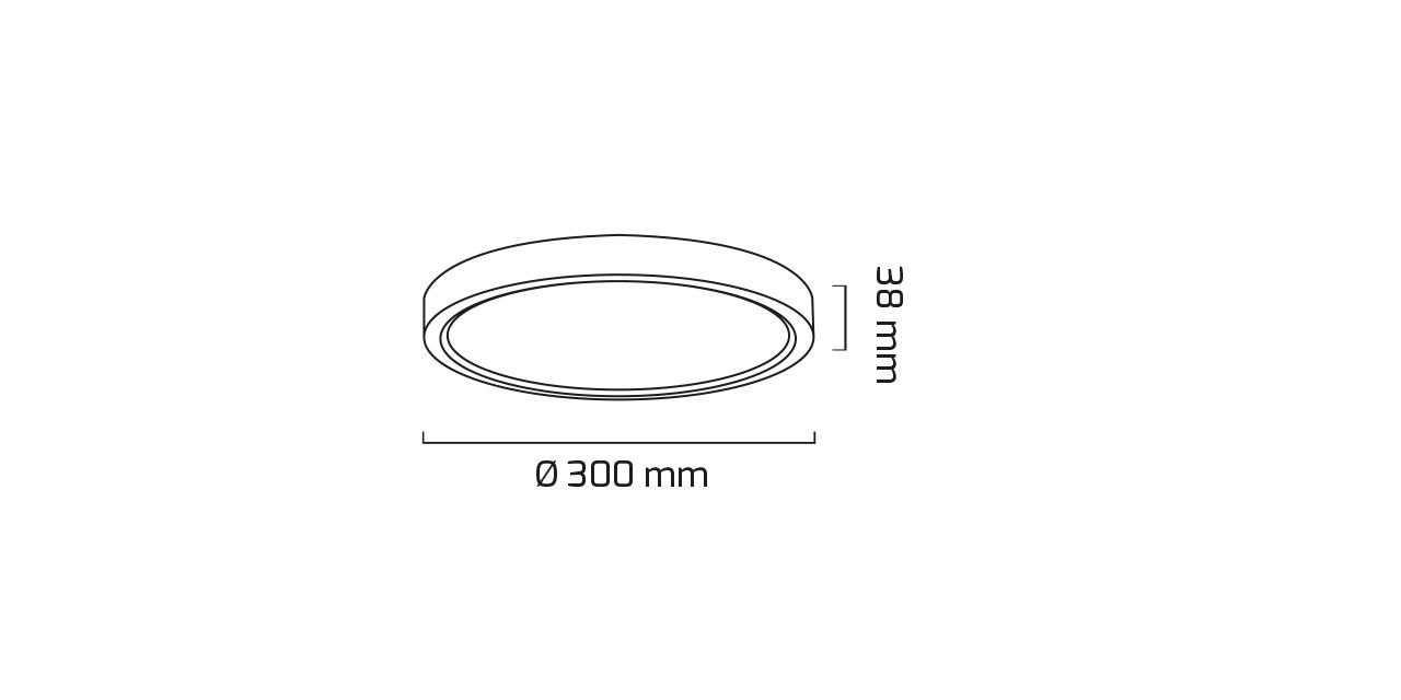 24W Surface-Mounted Round LED Panel Luminaire — Image 6