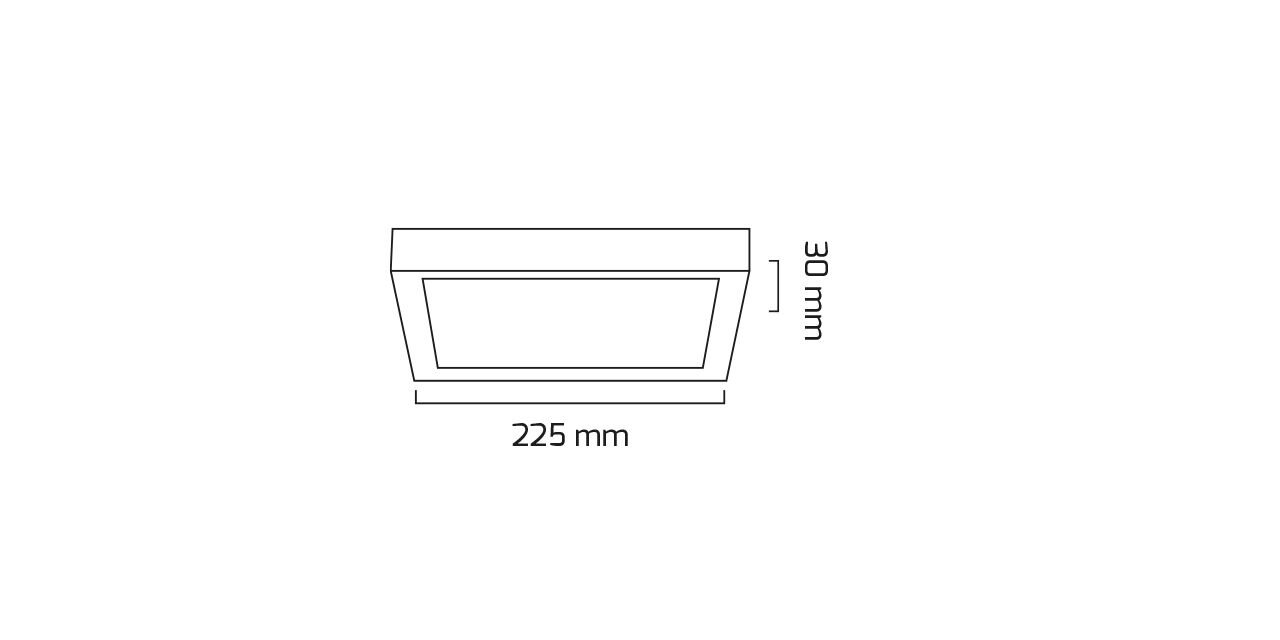 18W Sıva Üstü Kare LED Panel Armatür — görsel 6