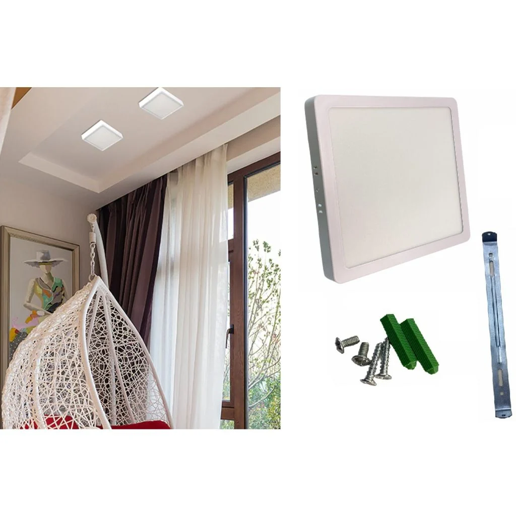 24W Sıva Üstü Kare LED Panel Armatür 24W Sıva Üstü Kare LED Panel Armatür