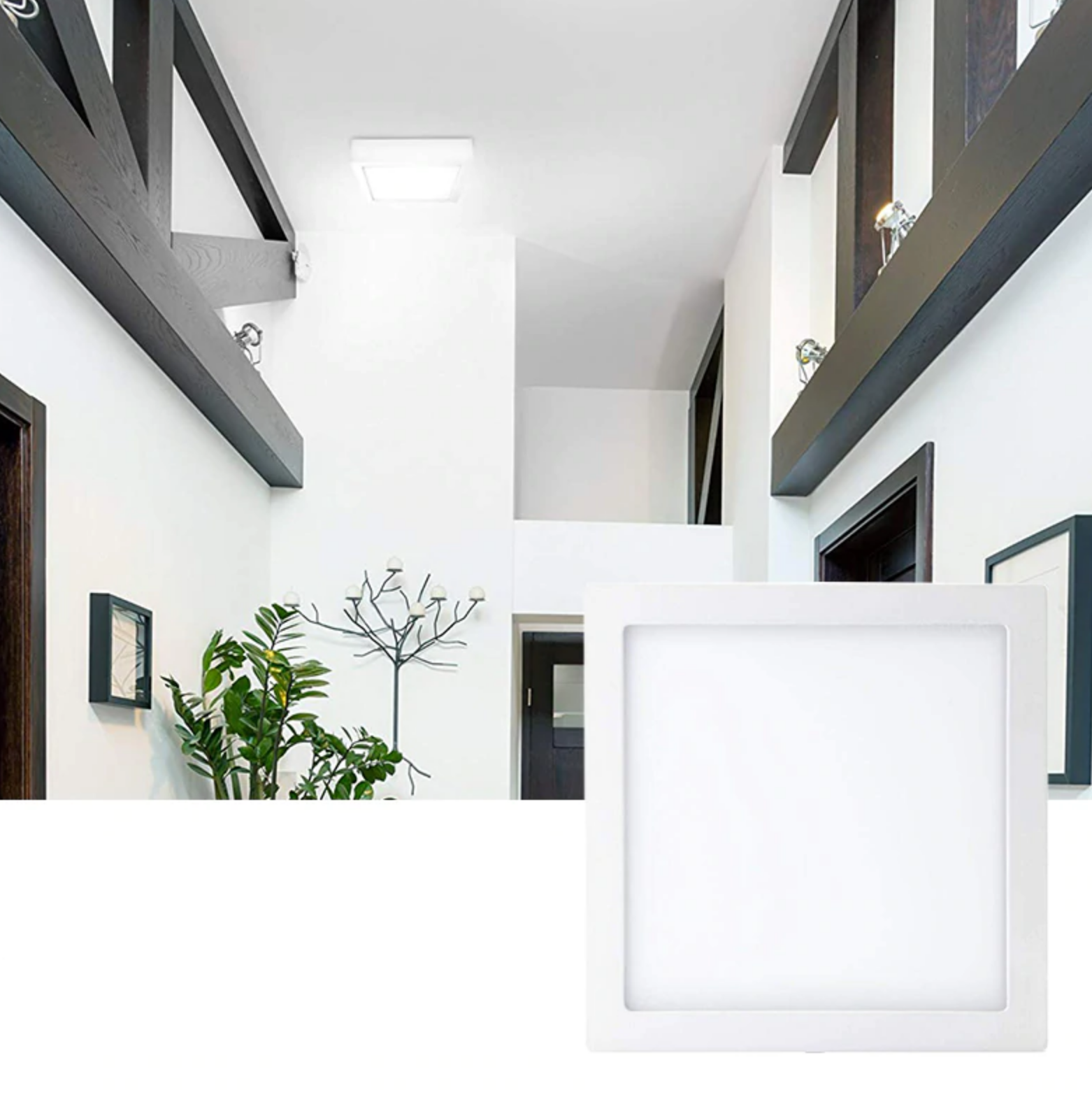 24W Sıva Üstü Kare LED Panel Armatür 24W Sıva Üstü Kare LED Panel Armatür