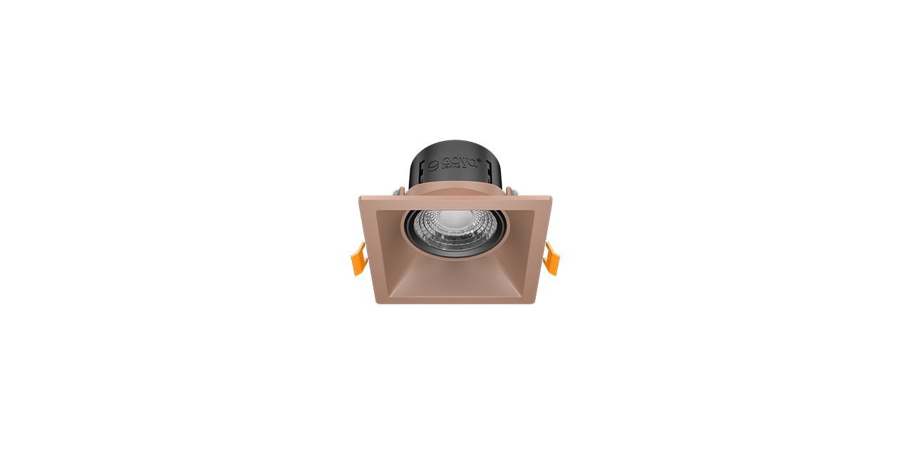8W Kare Dimlenebilir LED Spot Armatür 9,4x9,4x6,4 cm 8W Kare Dimlenebilir LED Spot Armatür 9,4x9,4x6,4 cm