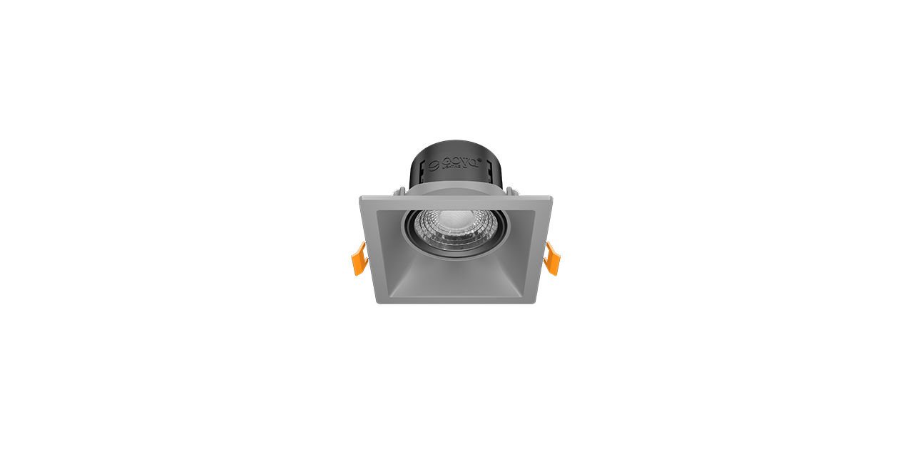 8W Kare Dimlenebilir LED Spot Armatür 9,4x9,4x6,4 cm 8W Kare Dimlenebilir LED Spot Armatür 9,4x9,4x6,4 cm