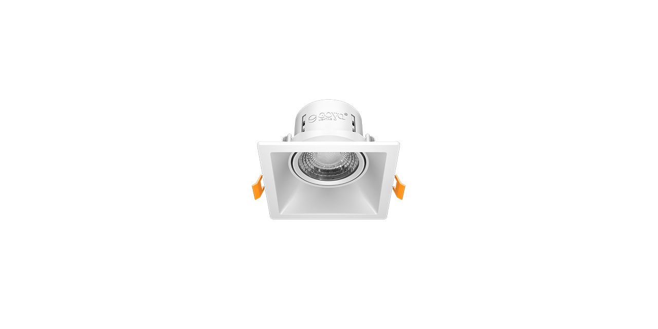 8W Kare Dimlenebilir LED Spot Armatür 9,4x9,4x6,4 cm 8W Kare Dimlenebilir LED Spot Armatür 9,4x9,4x6,4 cm