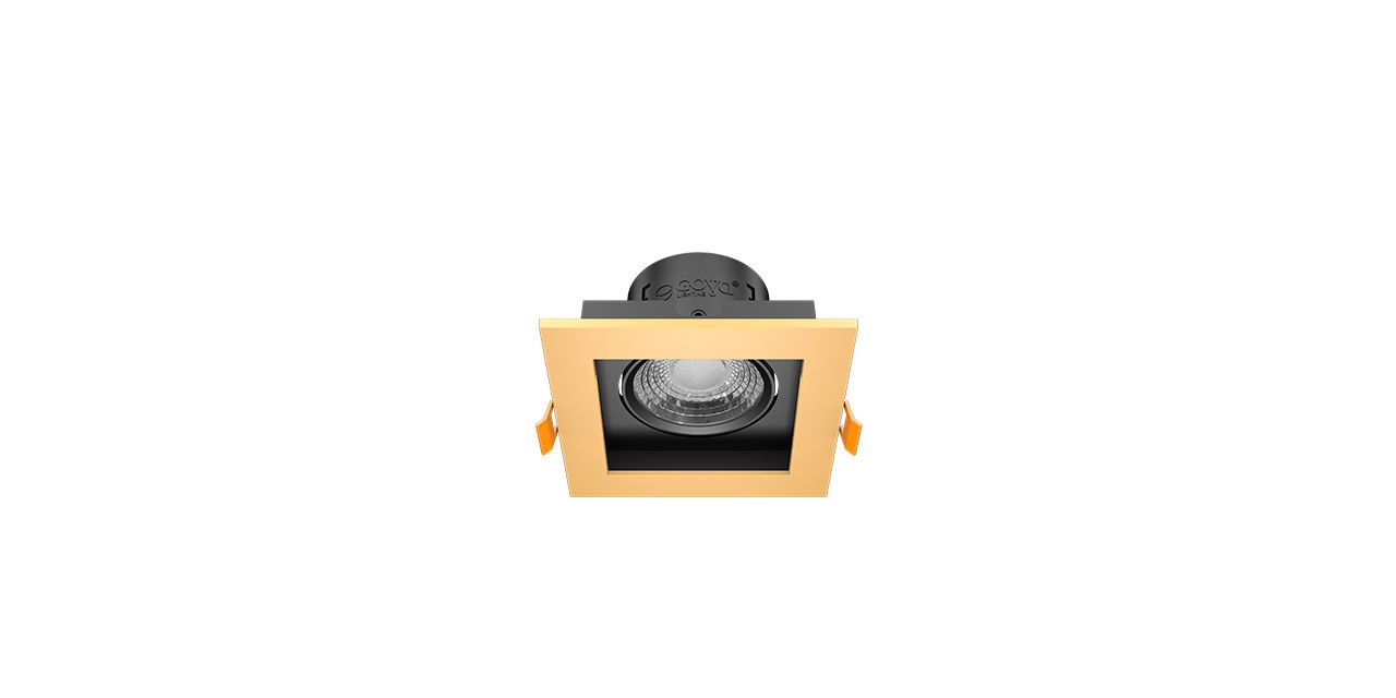 8W Kare Dimlenebilir LED Spot Armatür 10x10x5,5 cm 8W Kare Dimlenebilir LED Spot Armatür 10x10x5,5 cm