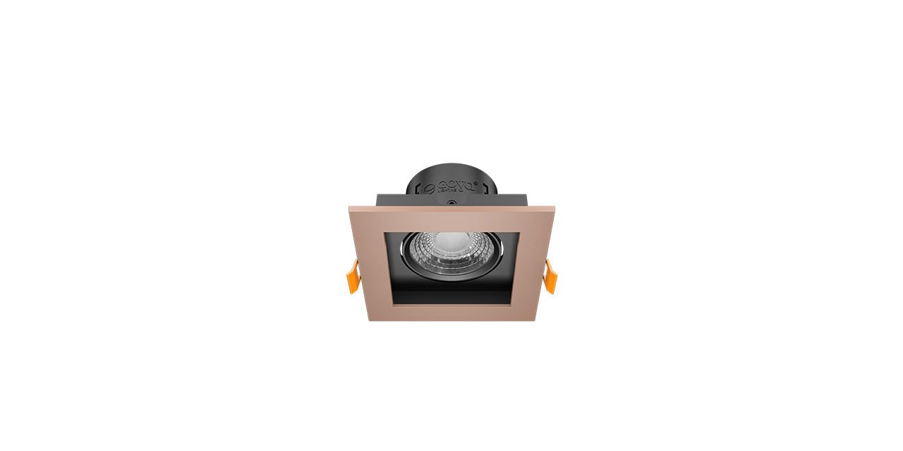 8W Kare Dimlenebilir LED Spot Armatür 10x10x5,5 cm 8W Kare Dimlenebilir LED Spot Armatür 10x10x5,5 cm