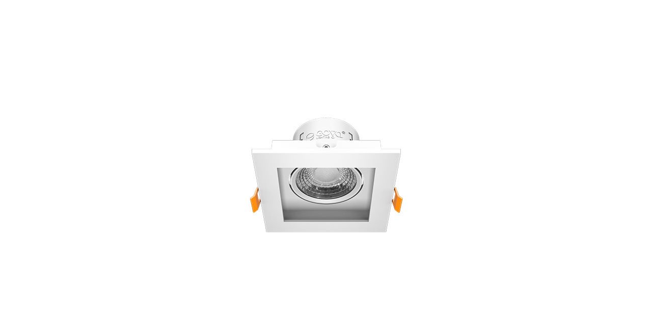 8W Kare Dimlenebilir LED Spot Armatür 10x10x5,5 cm 8W Kare Dimlenebilir LED Spot Armatür 10x10x5,5 cm