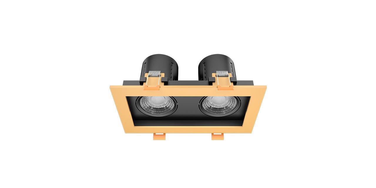 2x8W İkili Kare Dimlenebilir LED Spot Armatür 18,3x10x5,5 cm 2x8W İkili Kare Dimlenebilir LED Spot Armatür 18,3x10x5,5 cm