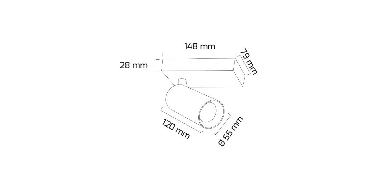 14W Simple LED Foco Luminaria — Imagen 2