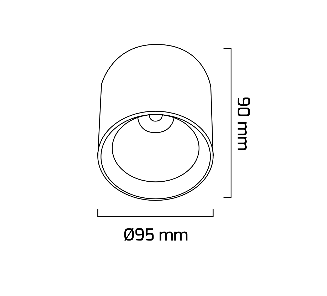 14W 9x9 Kasa LED Spot Armatür 11x9,5 cm 14W 9x9 Kasa LED Spot Armatür 11x9,5 cm