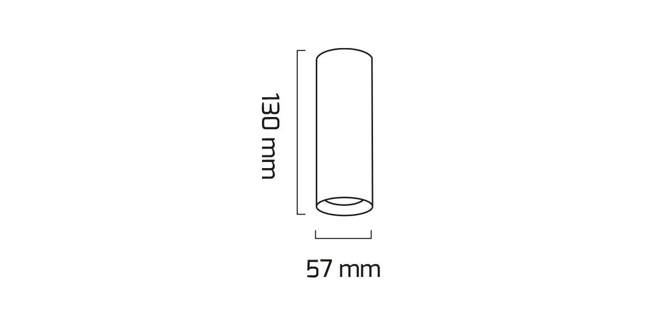 14W 13x5 Zylinder Gehäuse LED Strahler Leuchte — Bild 4