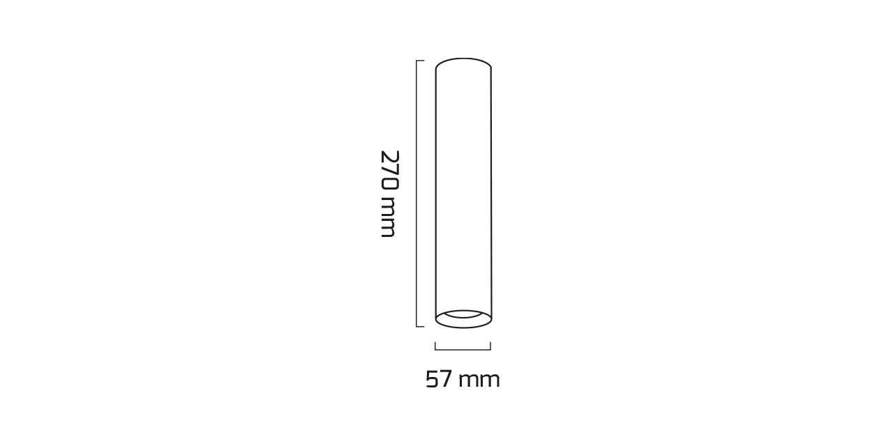 14W 25x5 Zylinder Gehäuse LED Strahler Leuchte — Bild 4