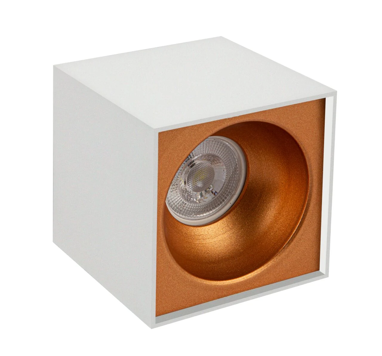 Aufbau Quadratisch LED Strahler Leuchte 10x10 cm Aufbau Quadratisch LED Strahler Leuchte 10x10 cm