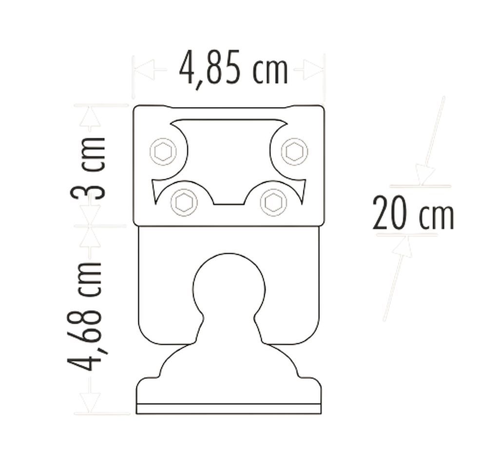 Sıva Üstü Wallwasher Duvar Aydınlatma 20 cm 6W
