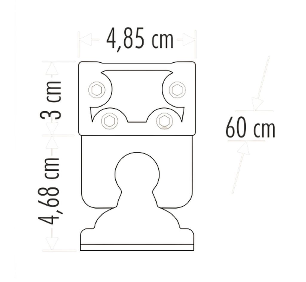 Sıva Üstü Wallwasher Duvar Aydınlatma 60 cm 24W
