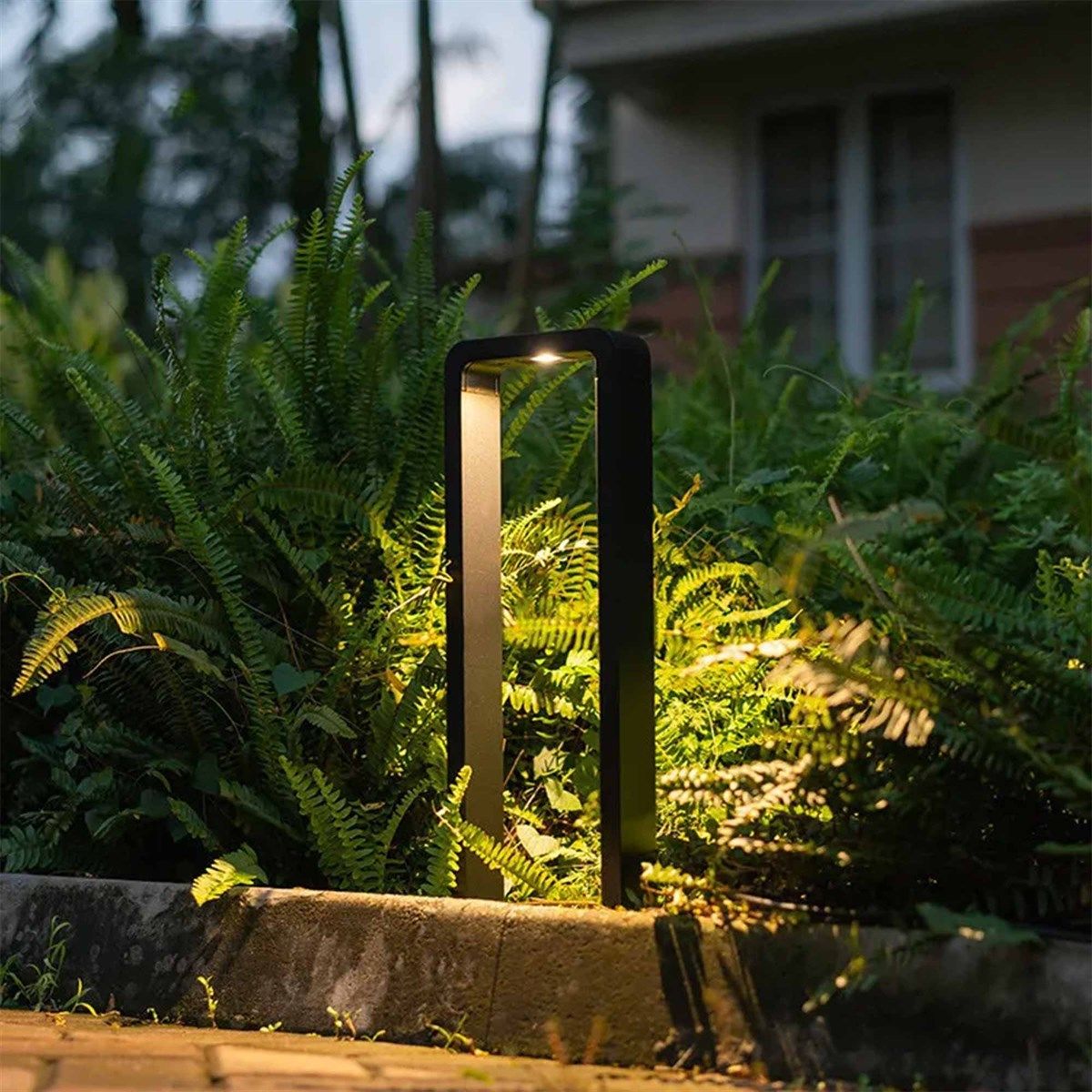 Odin Dış Mekan Bahçe Armatürü LED Yol Aydınlatması Bollard 60 cm 12W — görsel 3