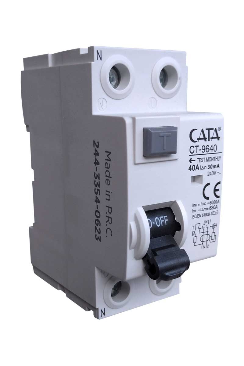 2x40A 30mA 6kA Interruptor Diferencial