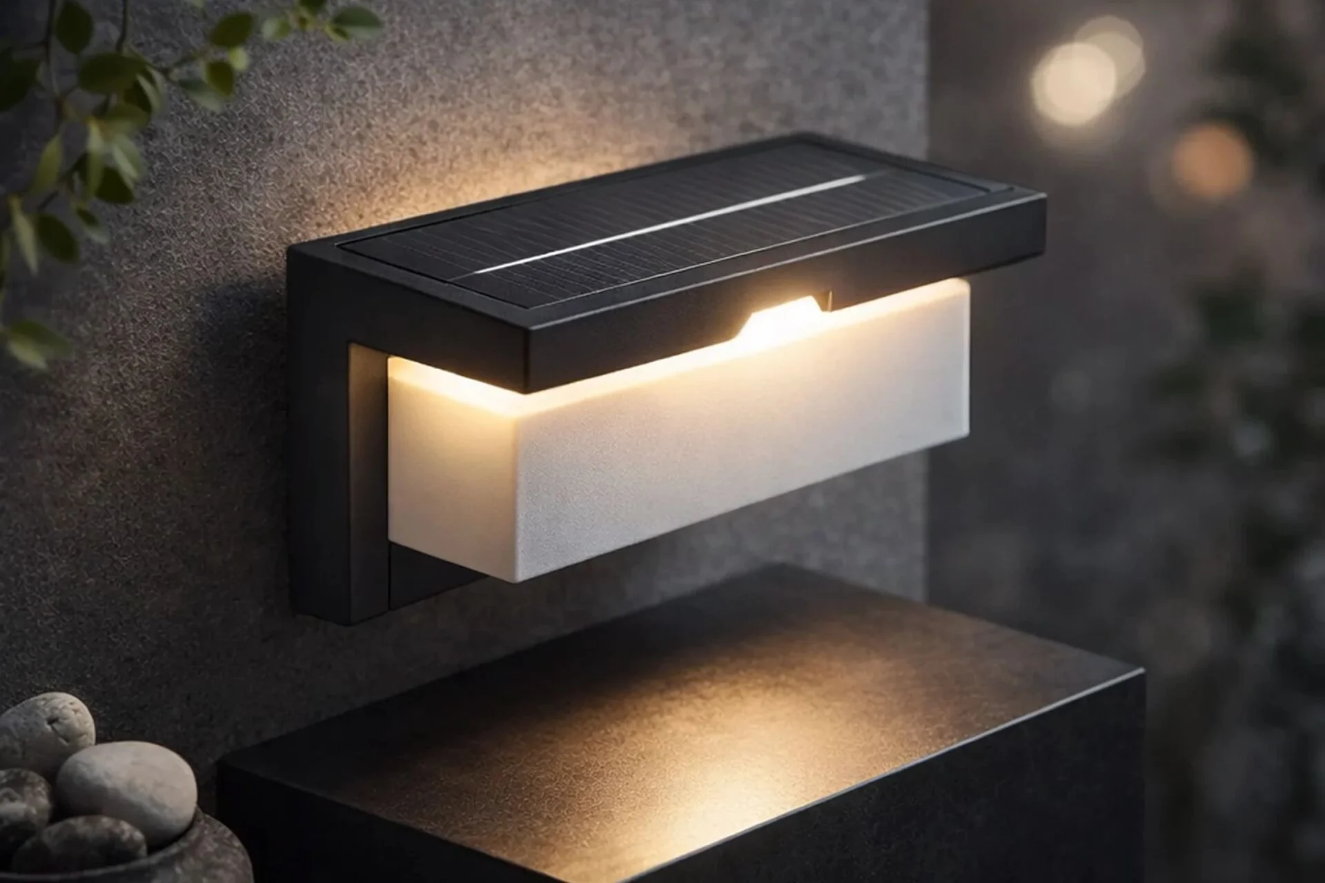 Barbaros 40W Dekoratif Solar Dış Mekan LED Duvar Aplik