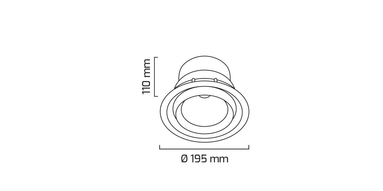 40W Rund COB LED Strahler Laden Leuchte 19,5x11 cm — Bild 4