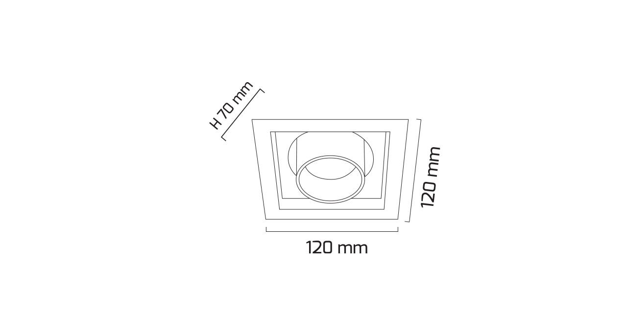 14W مربع COB LED سبوت متجر وحدة إنارة — صورة 4