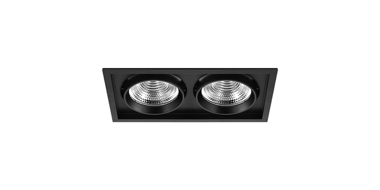 2x36W Quadratisch COB LED Strahler Laden Leuchte 2x36W Quadratisch COB LED Strahler Laden Leuchte