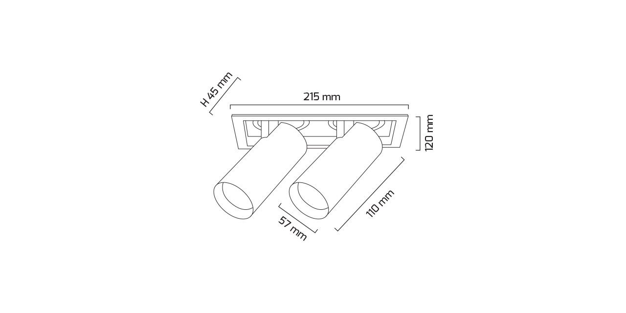 2x14W Round COB LED Spotlight Store Luminaire — Image 4