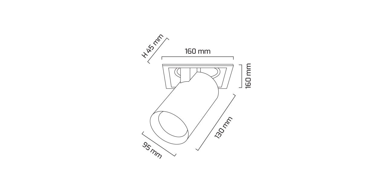 30W Rund COB LED Strahler Laden Leuchte (GY3151-30) — Bild 4
