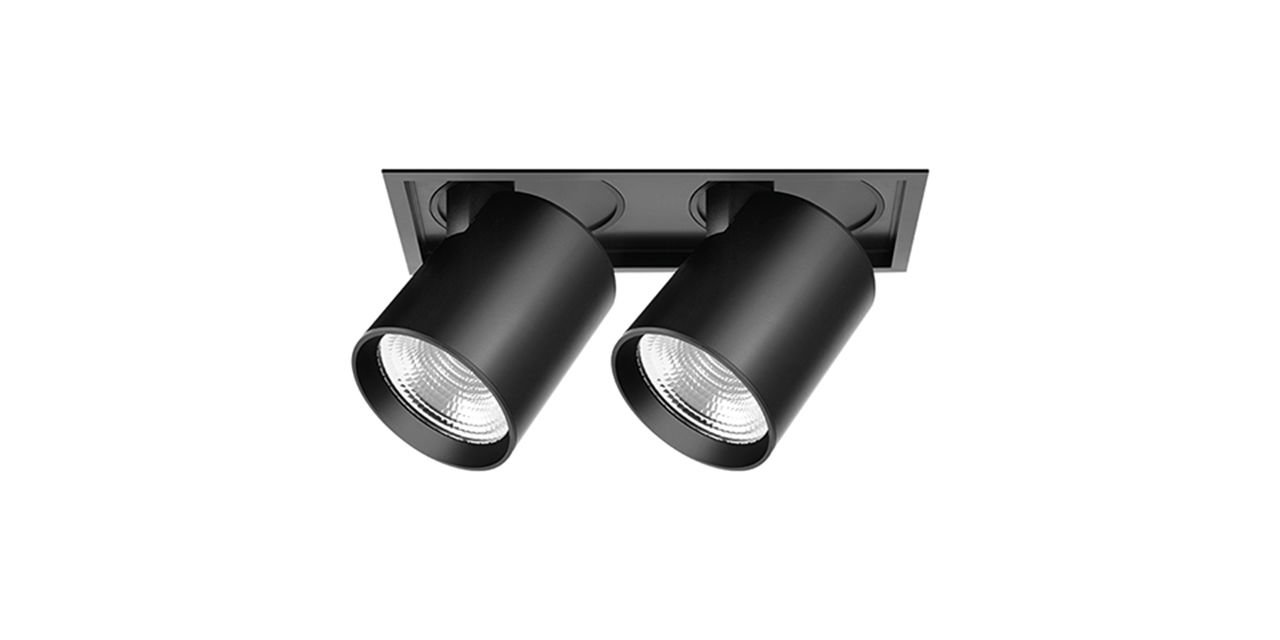 2x36W Round COB LED Spotlight Store Luminaire 2x36W Round COB LED Spotlight Store Luminaire