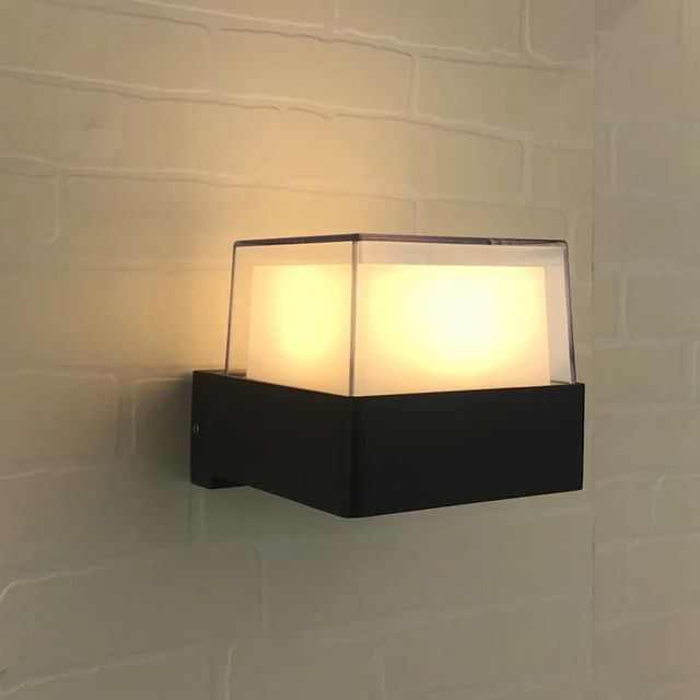 7W Dış Mekan Dekoratif LED Duvar Aplik 8,2x8 cm