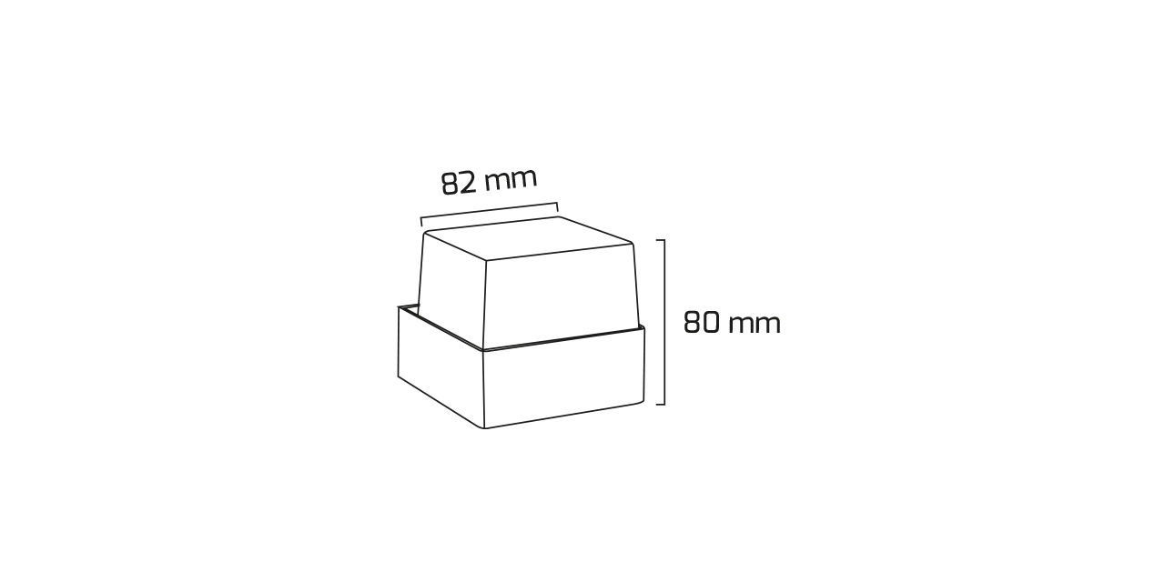 7W Dış Mekan Dekoratif LED Duvar Aplik 8,2x8 cm