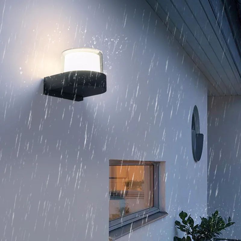 7W Dış Mekan Dekoratif LED Duvar Aplik 8x8 cm