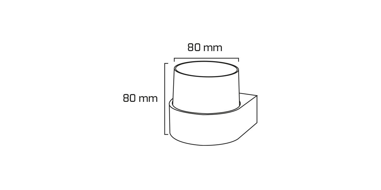 7W Dış Mekan Dekoratif LED Duvar Aplik 8x8 cm