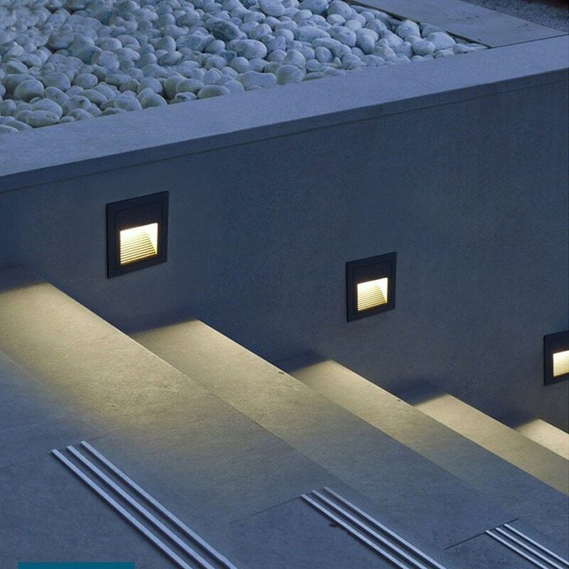 3W Dış Mekan Dekoratif LED Duvar Aplik 14,5x7x6,5 cm