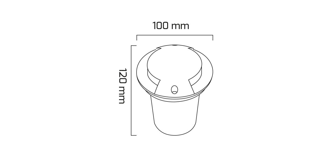 3W Dış Mekan Dekoratif LED Duvar Aplik 10x12 cm (GY6245)