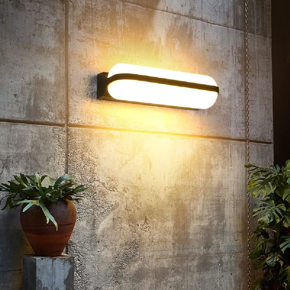12W Dış Mekan Dekoratif LED Duvar Aplik 15,8x6,1x10 cm