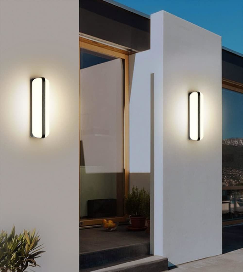 12W Dış Mekan Dekoratif LED Duvar Aplik 15,8x6,1x10 cm