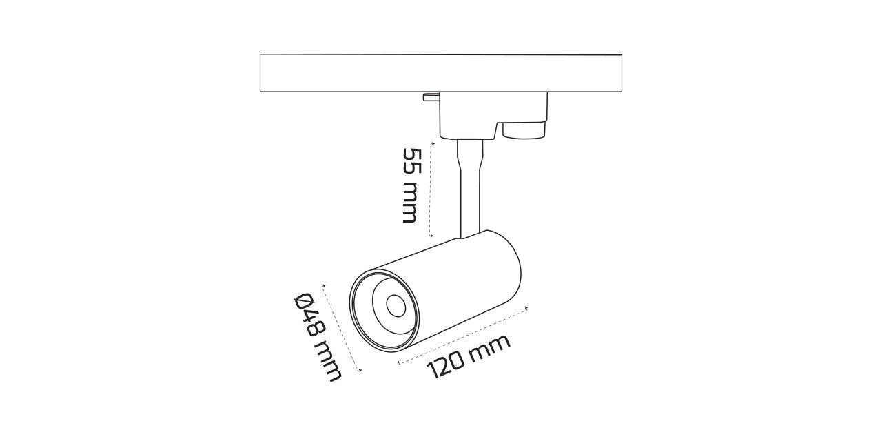 8W LED Schiene Strahler Laden Leuchte 8W LED Schiene Strahler Laden Leuchte