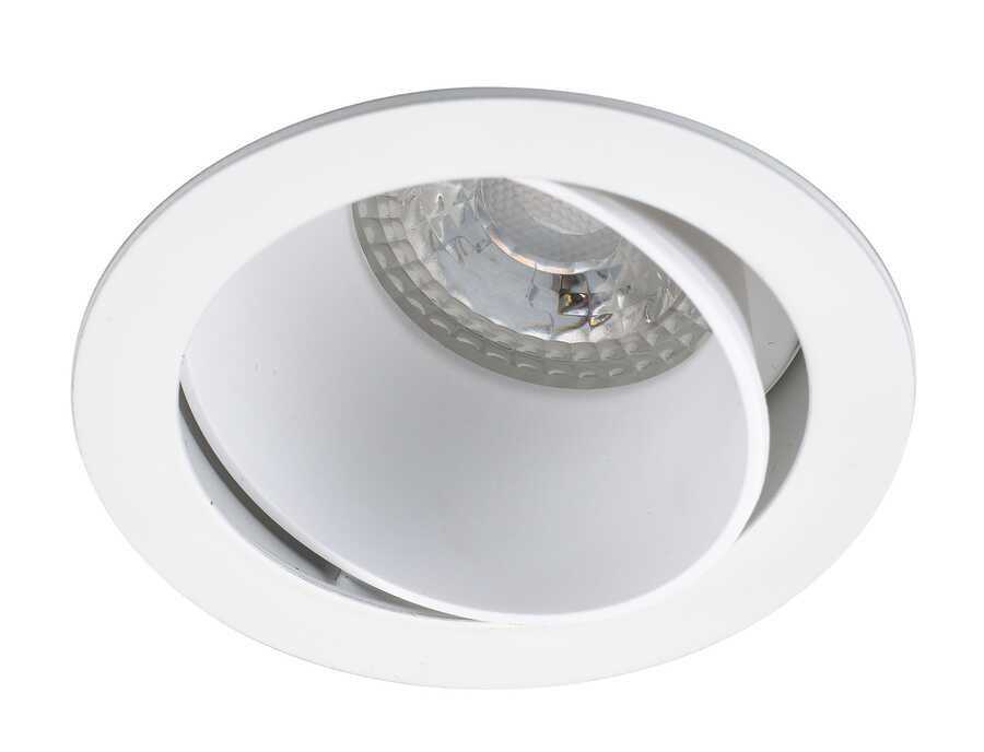 GU10 à Douille Blanc Rond Mobile Spot (JH718)