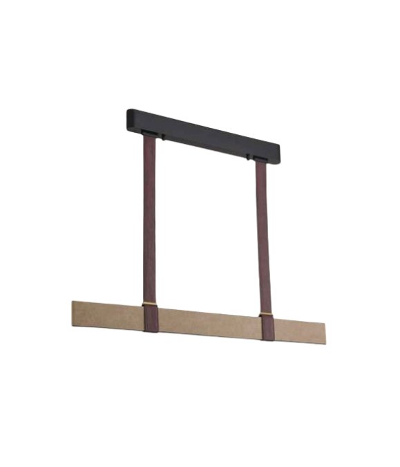 Schwarz Bordeaux Aluminium Leder Pendelleuchte Kronleuchter 102,6 cm Schwarz Bordeaux Aluminium Leder Pendelleuchte Kronleuchter 102,6 cm