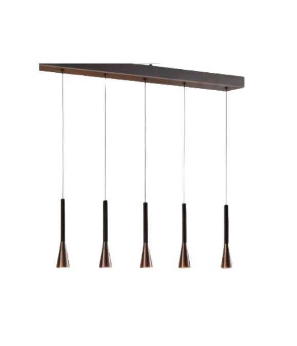 Negro Aluminio Hierro Colgante Lámpara de Araña 130 cm Negro Aluminio Hierro Colgante Lámpara de Araña 130 cm