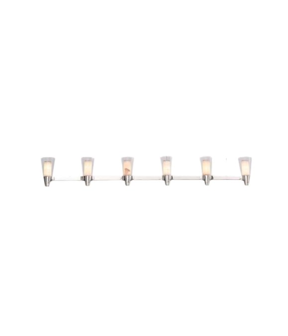 Weiß Stahl Glas Pendelleuchte Kronleuchter 120 cm Weiß Stahl Glas Pendelleuchte Kronleuchter 120 cm