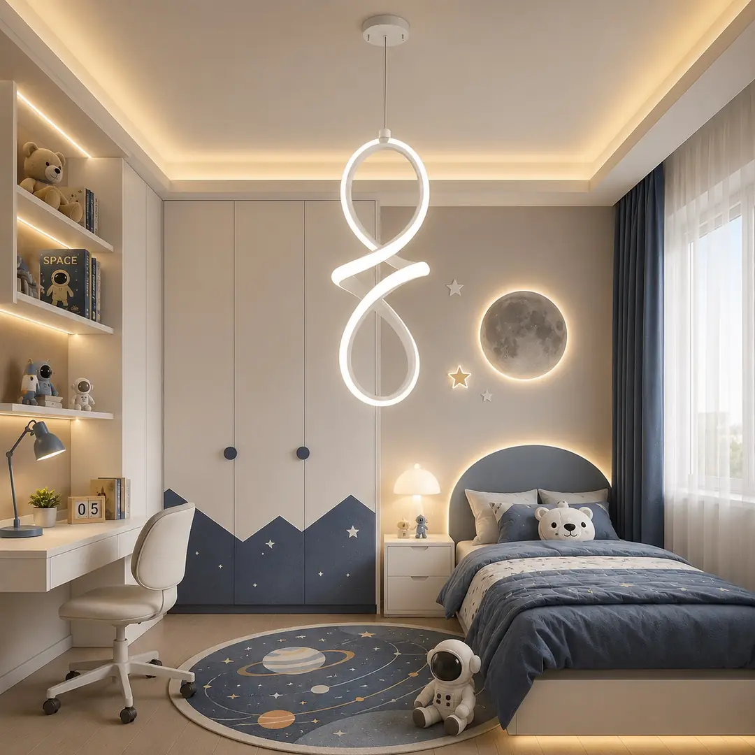 Elegance 5 Parça LED Avize Takımı (5 Sarkıt)