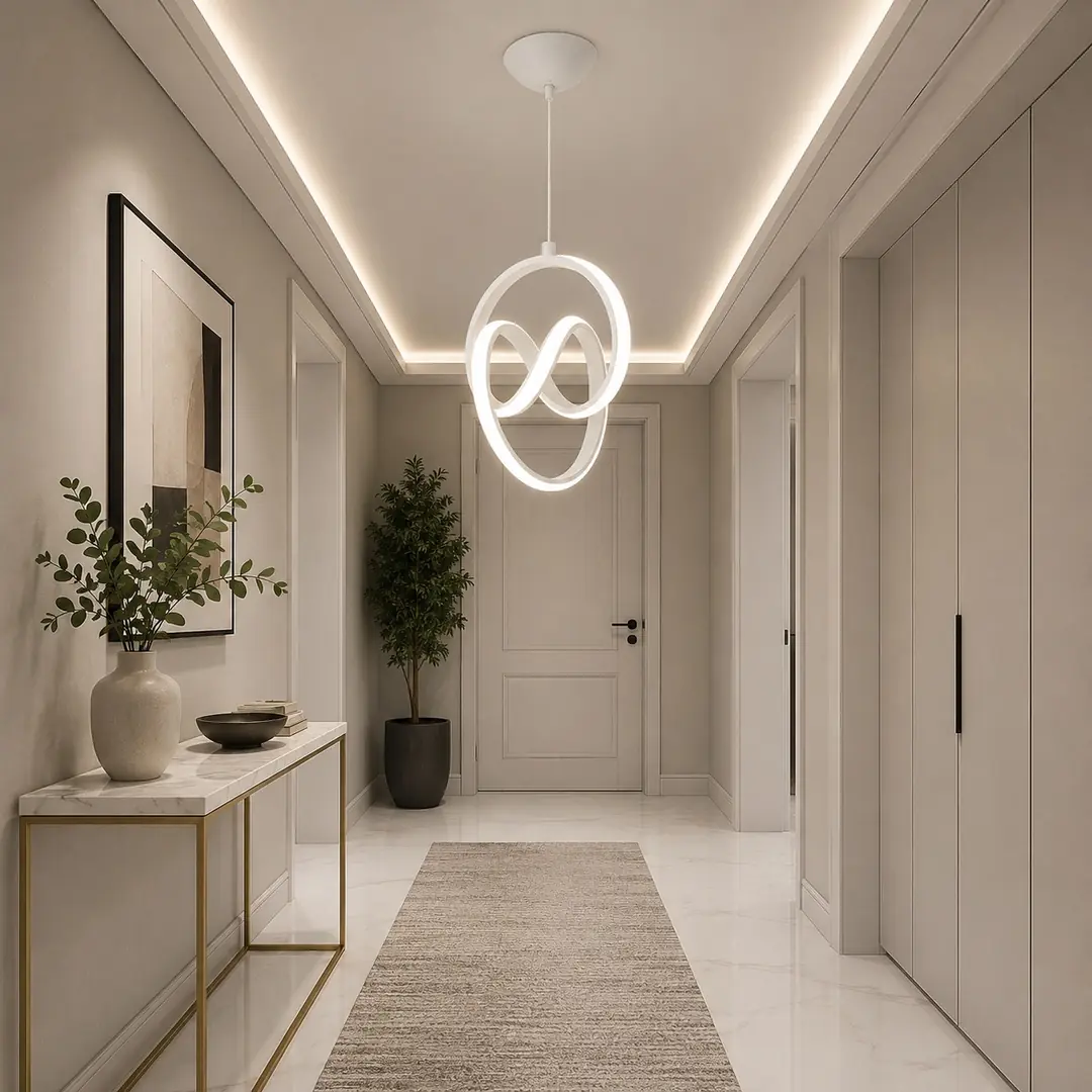 Elegance 5 Parça LED Avize Takımı (5 Sarkıt)