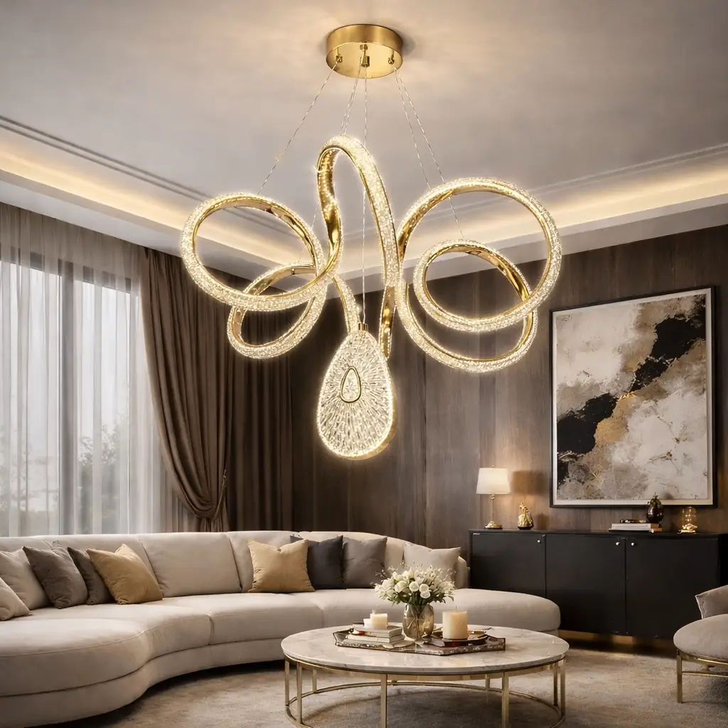 Oylum 3 Renkli LED Sarkıt Avize 50 cm Oylum 3 Renkli LED Sarkıt Avize 50 cm