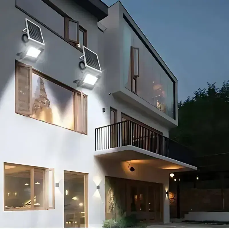 120W mit Fernbedienung Sonne betrieben Solar LED Fluter — Bild 3