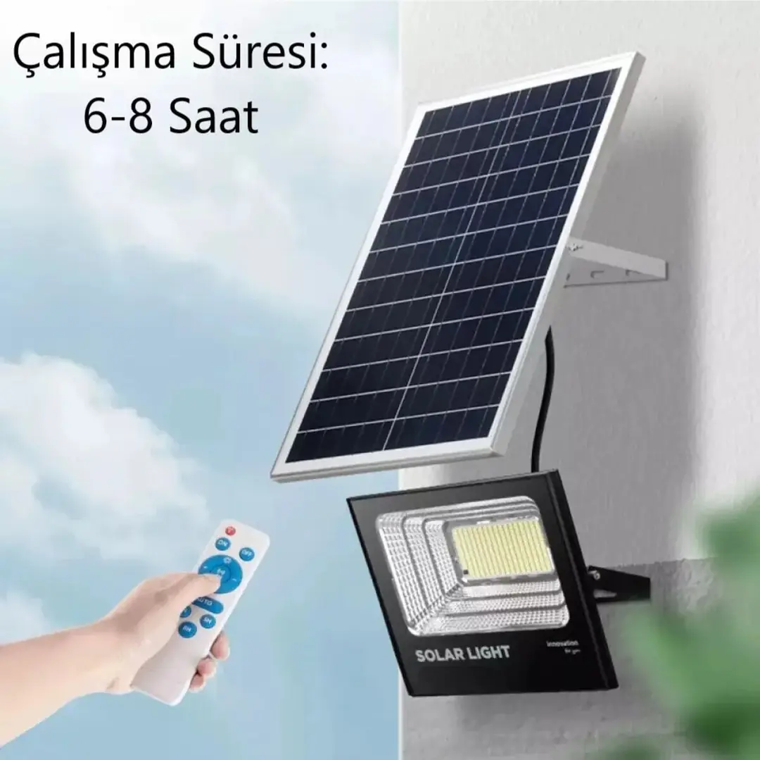 120W mit Fernbedienung Sonne betrieben Solar LED Fluter — Bild 4
