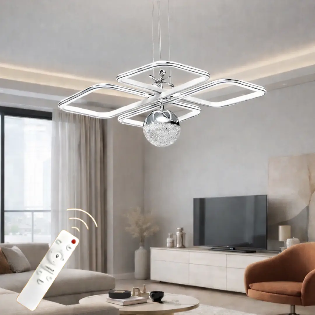 Milano Kumandalı 3 Renkli LED Avize 50 cm